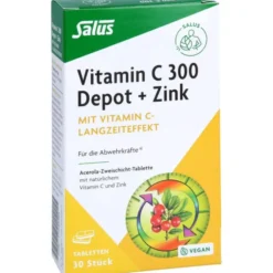 VITAMIN C 300 Depot+Zink Tabletten Salus 30 Stück