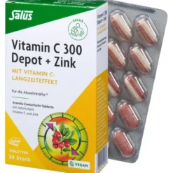 VITAMIN C 300 Depot+Zink Tabletten Salus 30 Stück