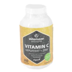 VITAMIN C GEPUFFERT 1000 mg hochdosiert+Zink Tabl. 360 Stück
