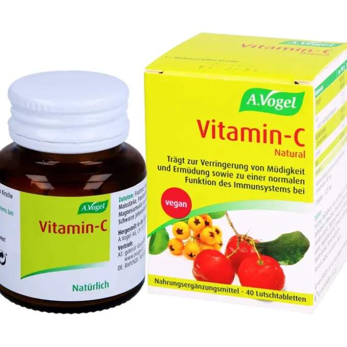 VITAMIN C LUTSCHTABLETTEN A.Vogel 40 Stück