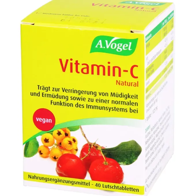 VITAMIN C LUTSCHTABLETTEN A.Vogel 40 Stück