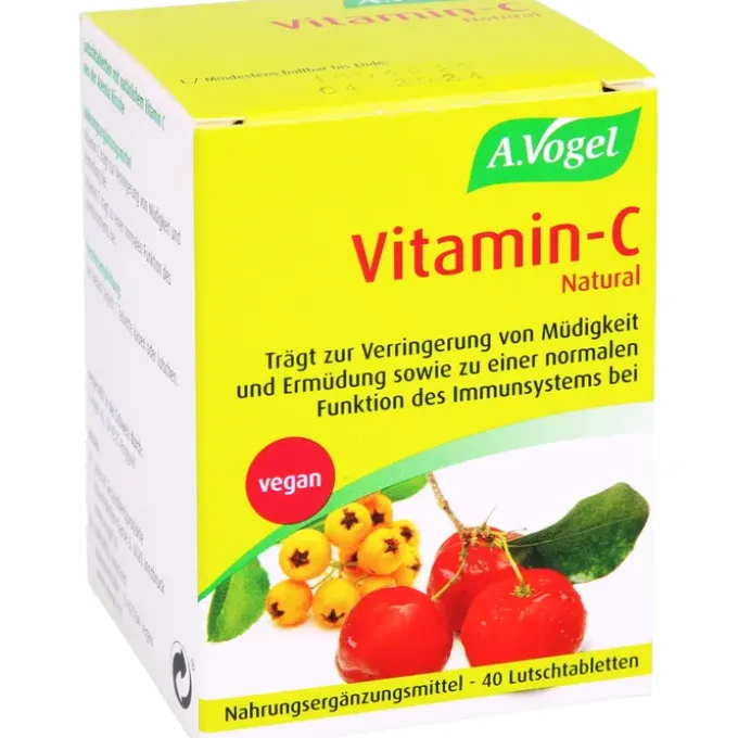 VITAMIN C LUTSCHTABLETTEN A.Vogel 40 Stück