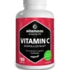 VITAMIN C 160 mg Acerola Extrakt pur vegan Kapseln 180 Stück