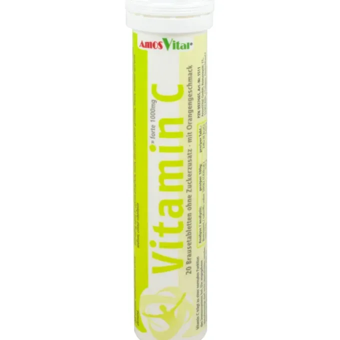 VITAMIN C 1000 mg AmosVital Brausetabletten 20 Stück