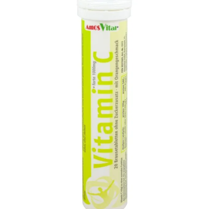 VITAMIN C 1000 mg AmosVital Brausetabletten 20 Stück