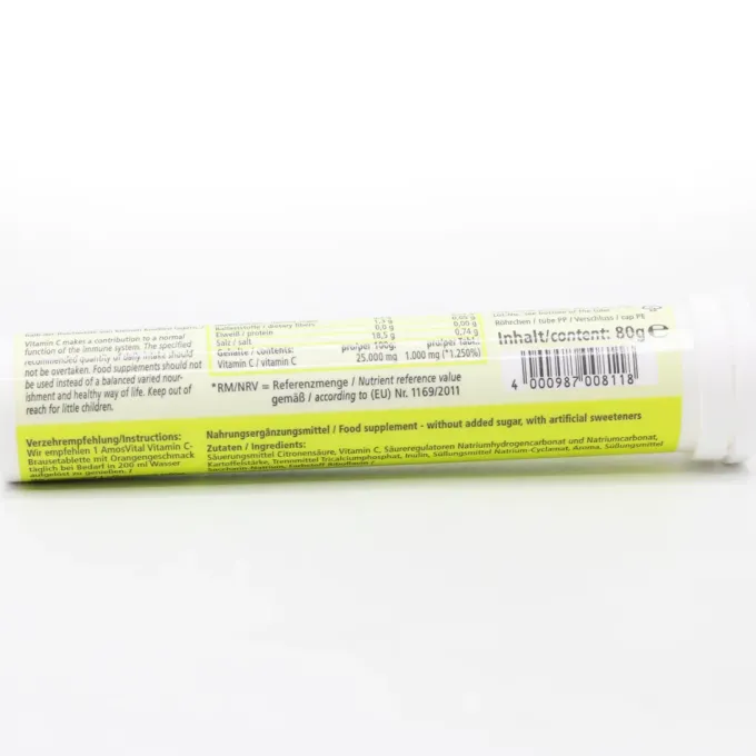 VITAMIN C 1000 mg AmosVital Brausetabletten 20 Stück