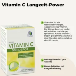 VITAMIN C 500 mg Depot Tabletten 120 Stück