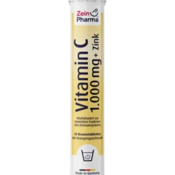 VITAMIN C 1000 mg+Zink Brausetabletten 20 Stück