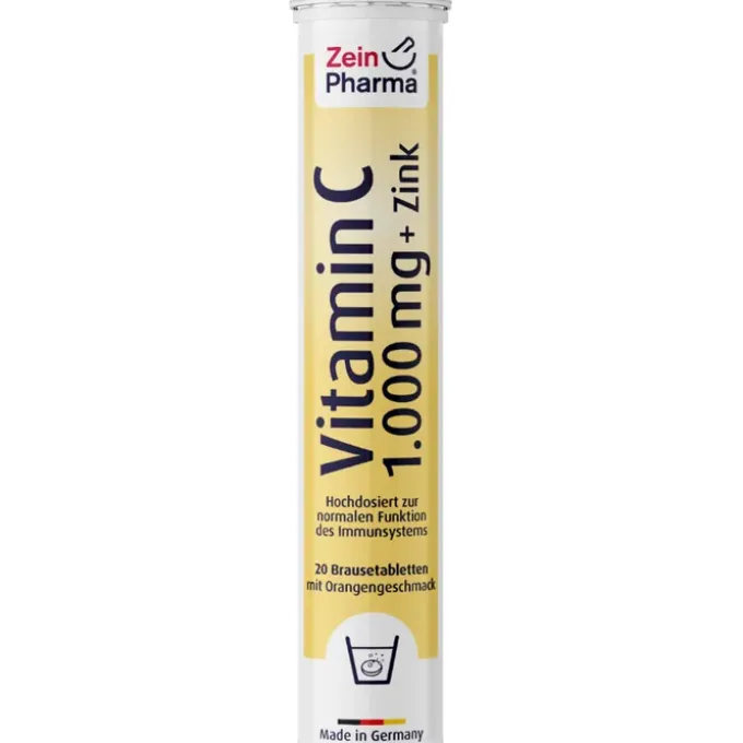 VITAMIN C 1000 mg+Zink Brausetabletten 20 Stück