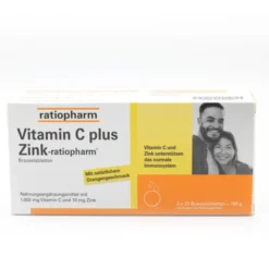 VITAMIN C PLUS Zink-ratiopharm Brausetabletten 40 Stück
