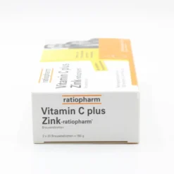 VITAMIN C PLUS Zink-ratiopharm Brausetabletten 40 Stück