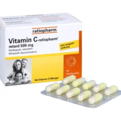 VITAMIN C-RATIOPHARM retard 500 mg Kapseln 30 St