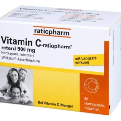 VITAMIN C-RATIOPHARM retard 500 mg Kapseln 30 St