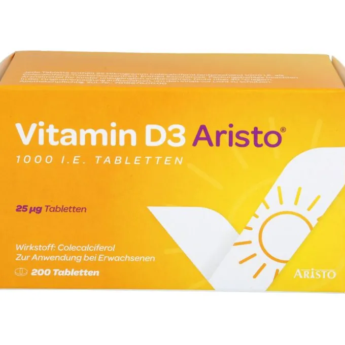 VITAMIN D3 ARISTO 1000 I.E. Tabletten 200 St