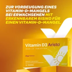 VITAMIN D3 ARISTO 1000 I.E. Tabletten 200 St