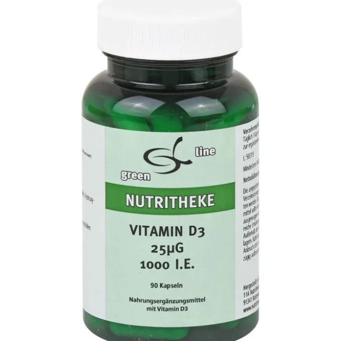 VITAMIN D3 25 μg 1000 I.E. Kapseln 90 Stück
