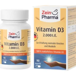 VITAMIN D3 2000 I.E. Kapseln 90 Stück