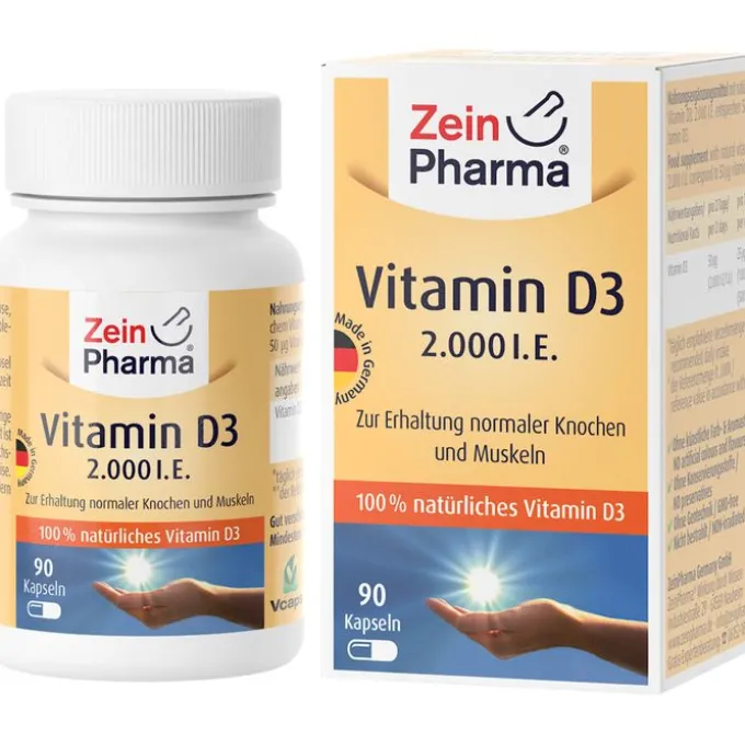 VITAMIN D3 2000 I.E. Kapseln 90 Stück