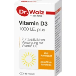 VITAMIN D3 1000 I.E. plus Dr.Wolz Kapseln 60 Stück