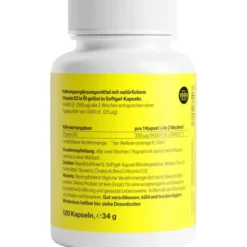VITAMIN D3 14.000 I.E. Softgel-Kapseln ZeinPharma 120 Stück
