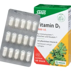 VITAMIN D3 1000 I.E. vegan Kapseln Salus 60 Stück