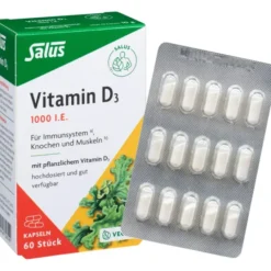 VITAMIN D3 1000 I.E. vegan Kapseln Salus 60 Stück