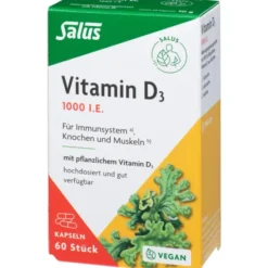 VITAMIN D3 1000 I.E. vegan Kapseln Salus 60 Stück