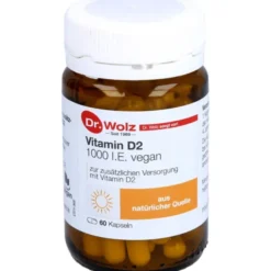 VITAMIN D2 1000 I.E. vegan Kapseln 60 Stück