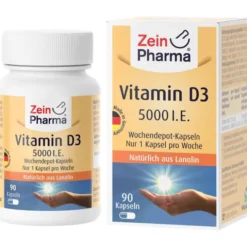 VITAMIN D3 5000 I.E. Wochendepot Kapseln 90 Stück