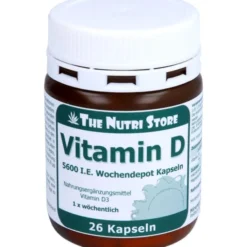 VITAMIN D 5600 I.E. Wochendepot Kapseln 26 Stück