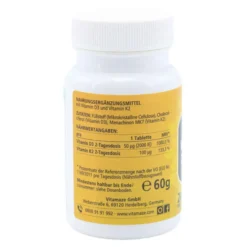 VITAMIN D3 K2 2000 I.E./100 μg hochdosiert Tabl. 240 Stück