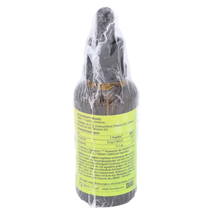VITAMIN D3 K2 1000 I.E./10 μg hochdosiert Tropfen 50 ml