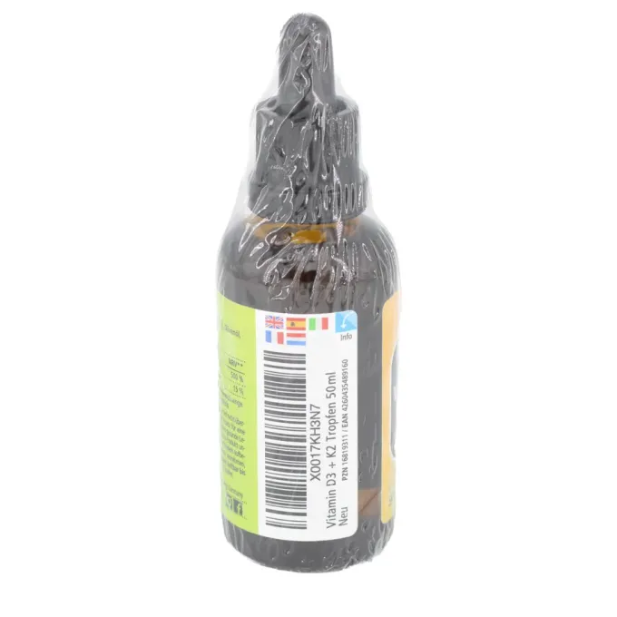 VITAMIN D3 K2 1000 I.E./10 μg hochdosiert Tropfen 50 ml