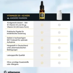 VITAMIN D3 K2 500 I.E. Kinder Tropfen 10 ml
