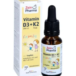 VITAMIN D3+K2 MK-7 all trans Family Tropf.z.Einn. 20 ml
