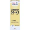 VITAMIN D3+K2 MK-7 Tropfen z.Einnehmen hochdosiert 25 ml