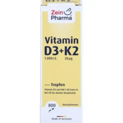 VITAMIN D3+K2 MK-7 Tropfen z.Einnehmen hochdosiert 25 ml