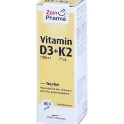VITAMIN D3+K2 MK-7 Tropfen z.Einnehmen hochdosiert 25 ml