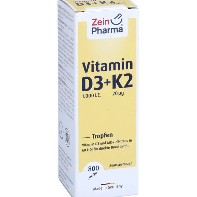 VITAMIN D3+K2 MK-7 Tropfen z.Einnehmen hochdosiert 25 ml
