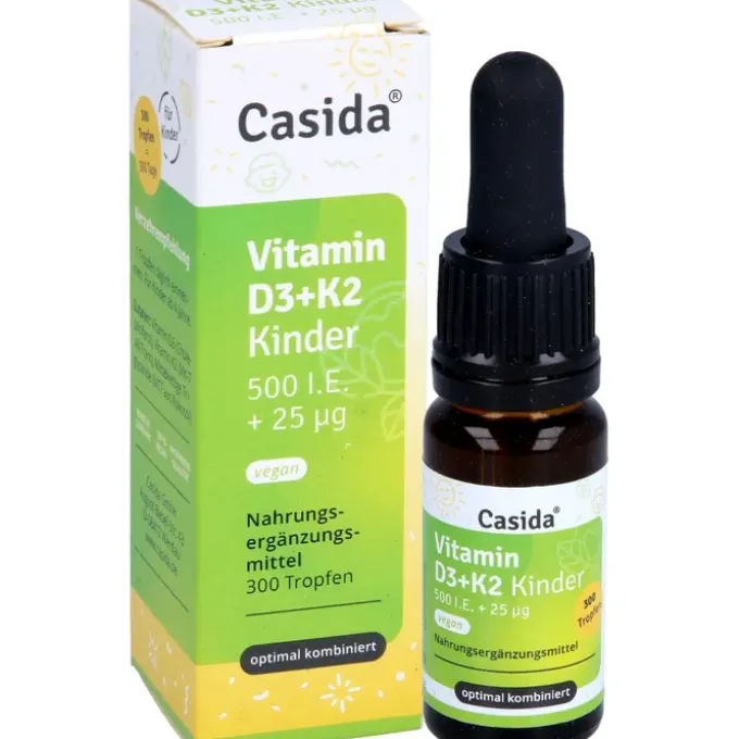 VITAMIN D3 K2 Tropfen Kinder vegan 10 ml