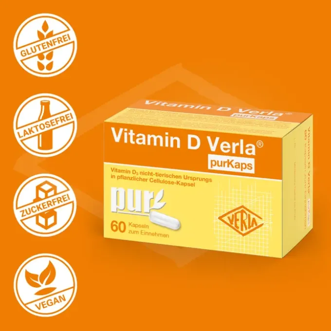 VITAMIN D VERLA purKaps 60 Stück
