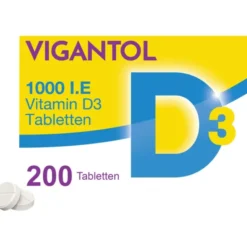 Vitamin D3 VIGANTOL 1.000 I.E. Vitamin D3 Tabletten 200 St