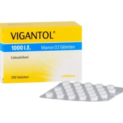 Vitamin D3 VIGANTOL 1.000 I.E. Vitamin D3 Tabletten 200 St