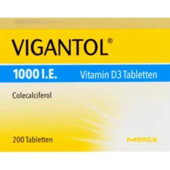 Vitamin D3 VIGANTOL 1.000 I.E. Vitamin D3 Tabletten 200 St