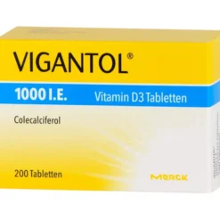 Vitamin D3 VIGANTOL 1.000 I.E. Vitamin D3 Tabletten 200 St