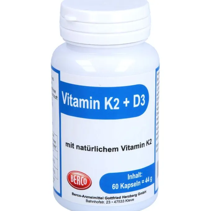 VITAMIN K2+D3 Berco Kapseln 60 Stück