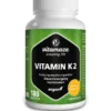 VITAMIN K2 200 μg hochdosiert vegan Tabletten 180 Stück