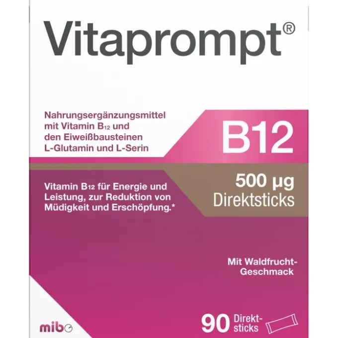 VITAPROMPT B12 500 μg Direktsticks 90 Stück