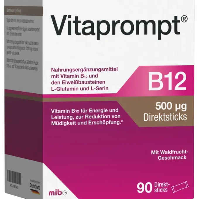 VITAPROMPT B12 500 μg Direktsticks 90 Stück