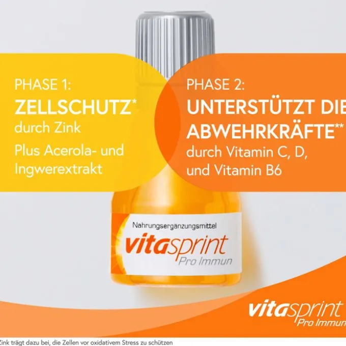 VITASPRINT Pro Immun Trinkfläschchen 24 Stück